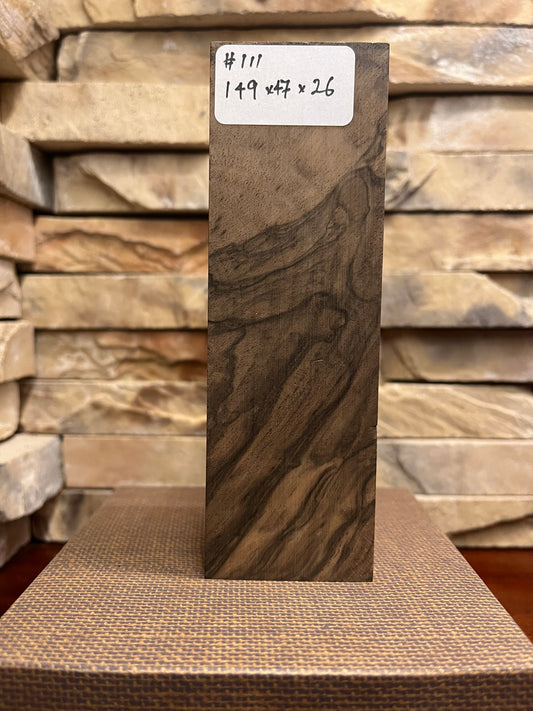 Turkish Walnut Block #111.     (1 Piece)