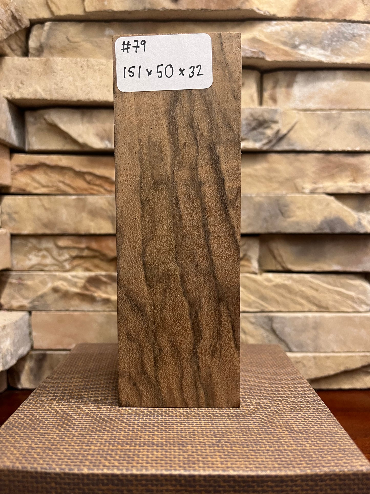 Turkish Walnut Block #79.     (1 Piece)