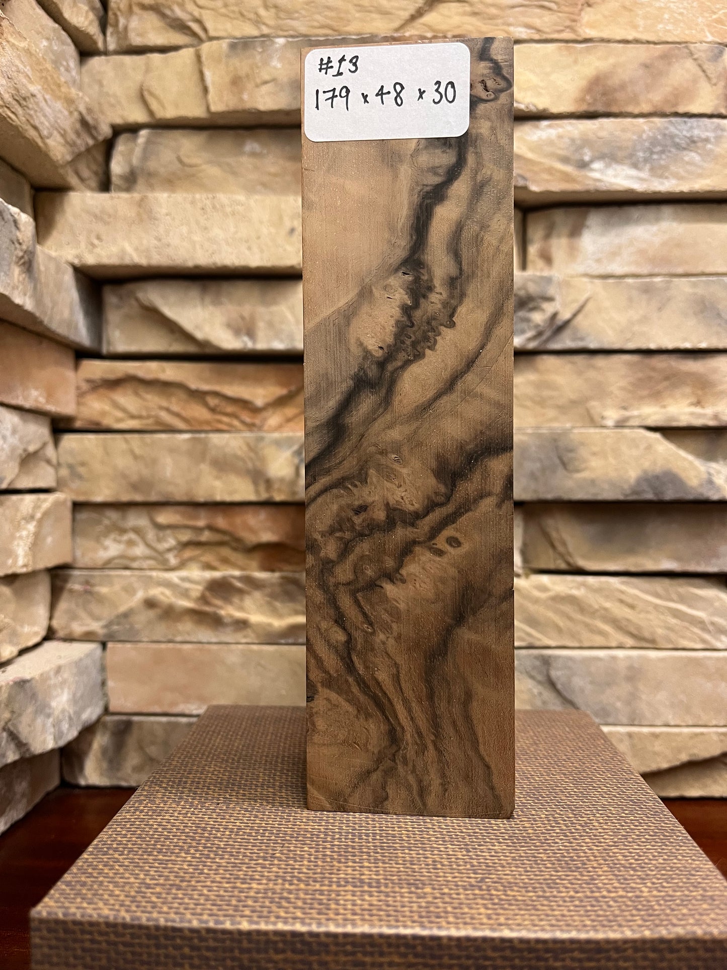 Turkish Walnut Block #13.      (1 Piece)