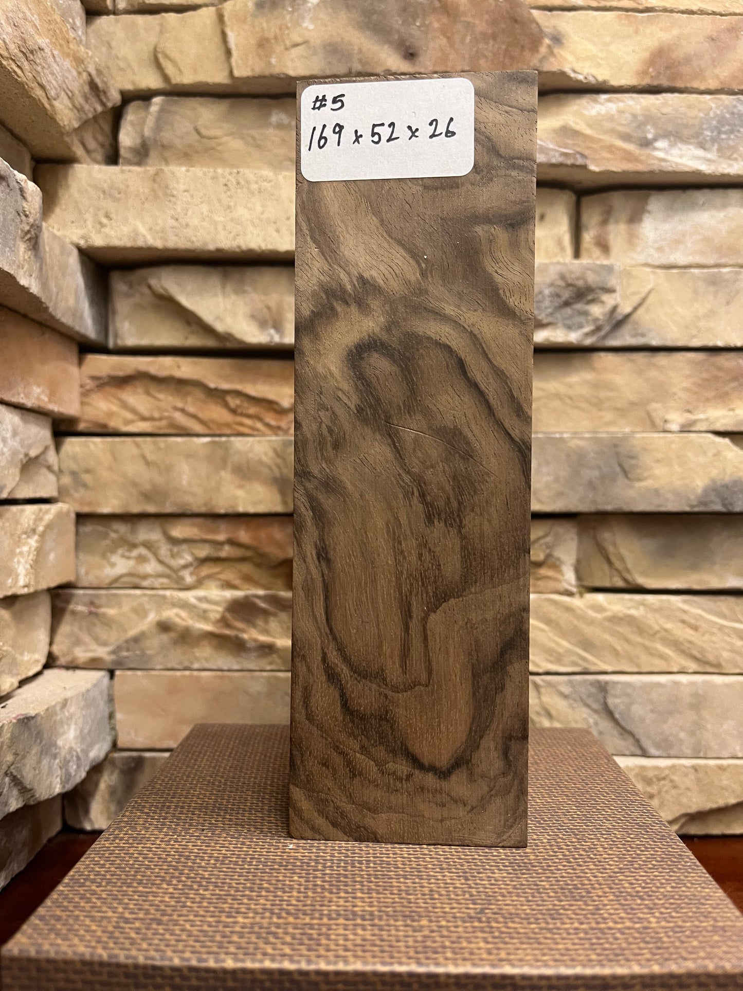 Turkish Walnut Block #5.       (1 Piece)