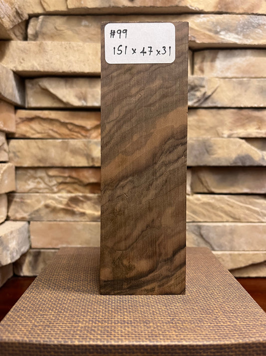 Turkish Walnut Block #99.     (1 Piece)
