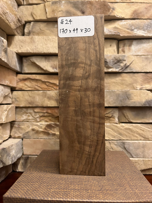 Turkish Walnut Block #24.     (1 Piece)