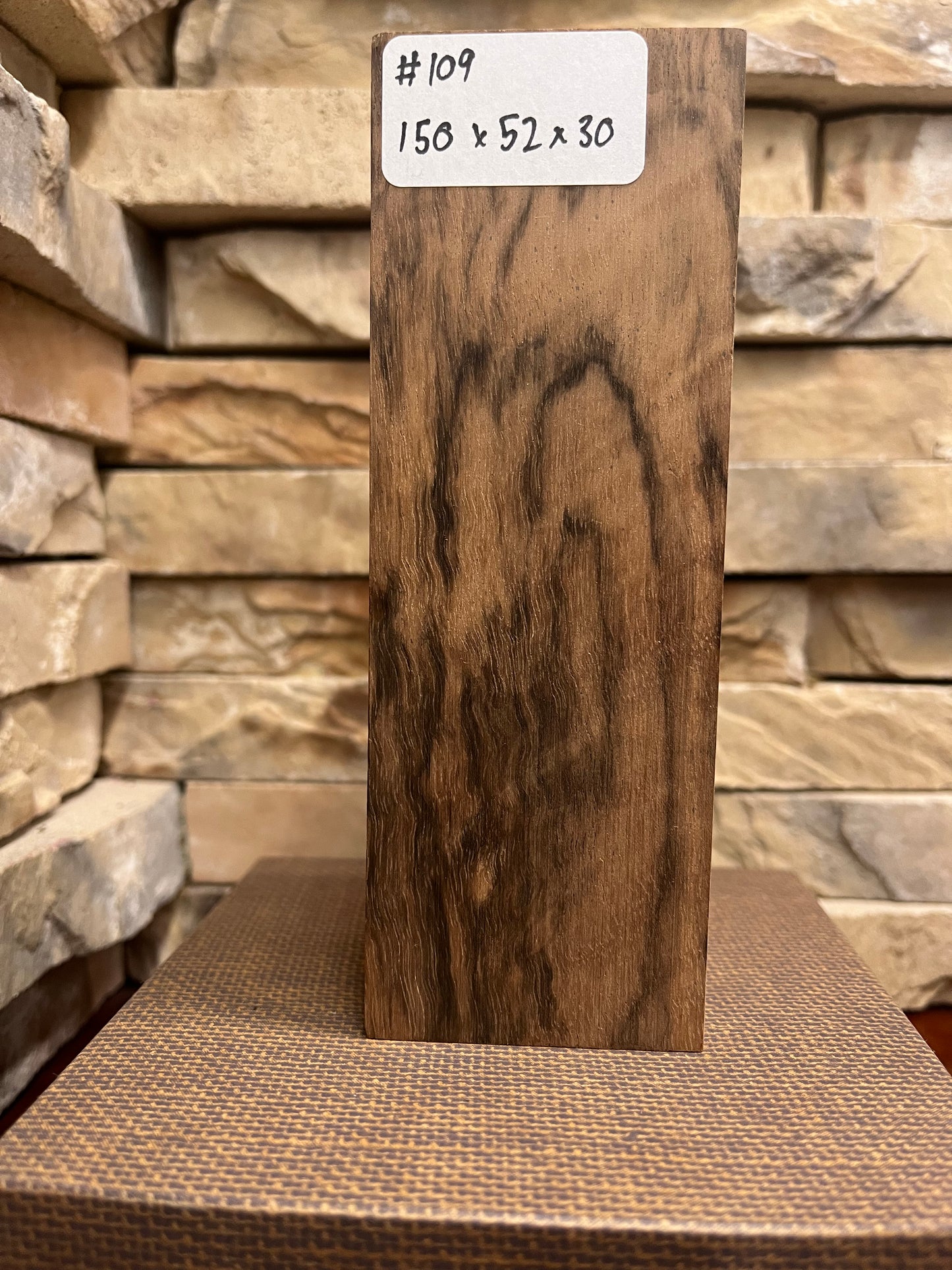 Turkish Walnut Block #109.   (1 Piece)