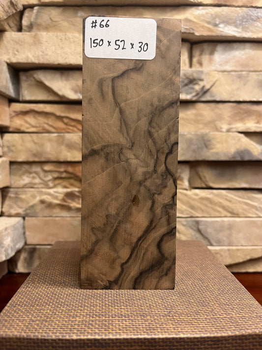 Turkish Walnut Block #66.     (1 Piece)