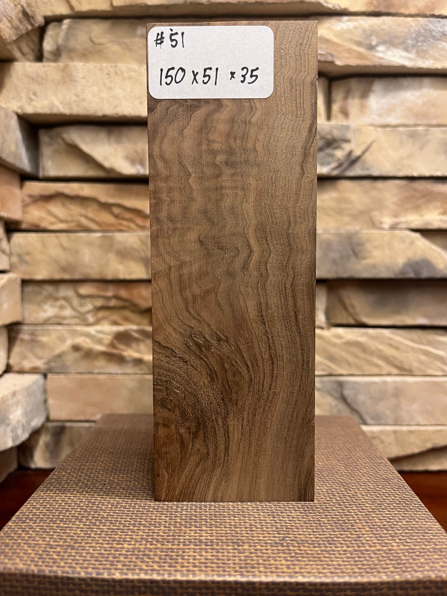 Turkish Walnut Block #51.      (1 Piece)