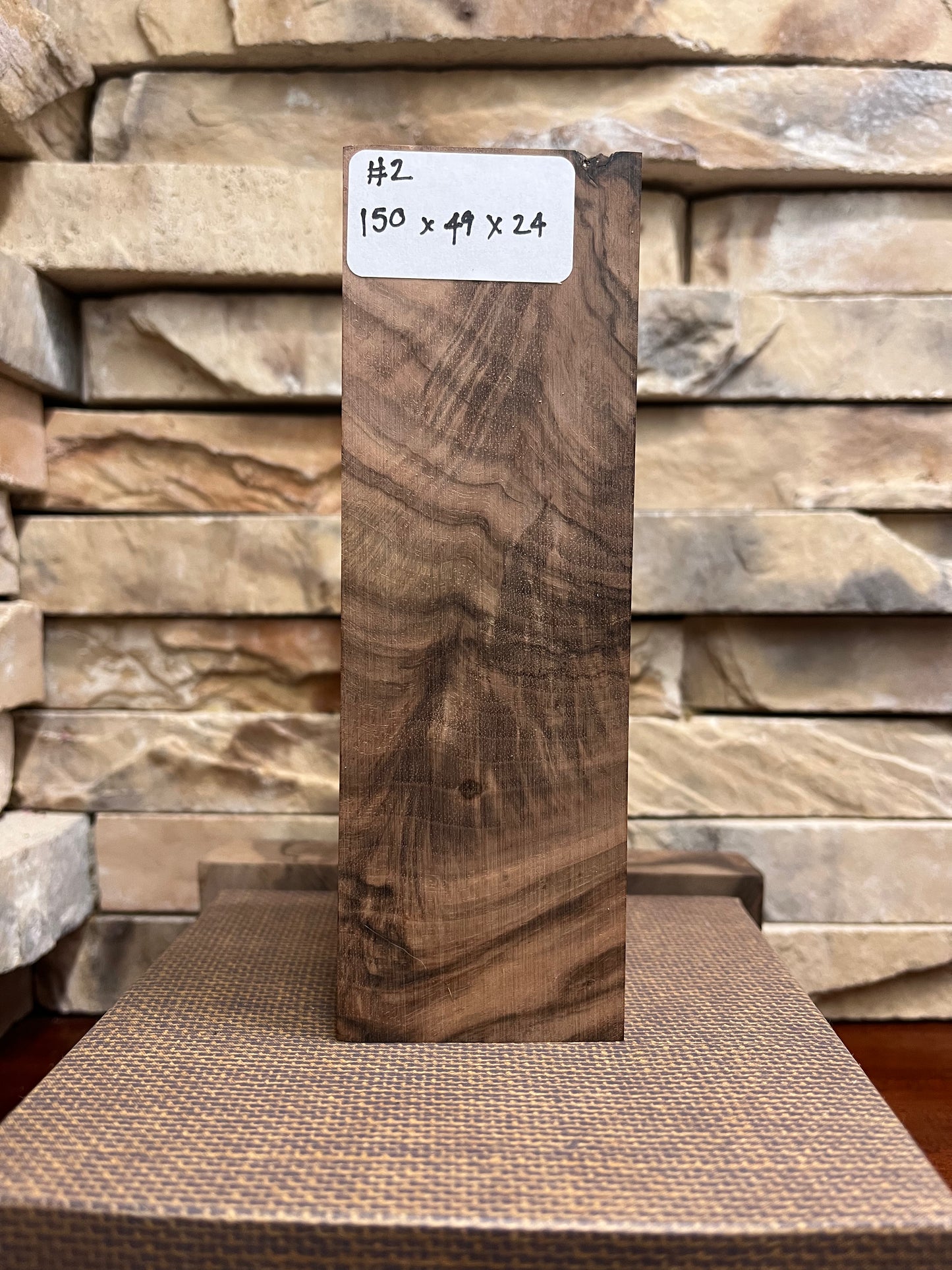 Turkish Walnut Block #2.         (1 Piece)